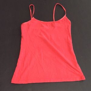 Divided Dark Coral Camisole